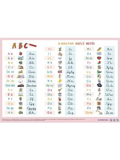  STIEFEL Könyökalátét, kétoldalas, A3, STIEFEL "A magyar ábécé betűi"