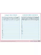 STIEFEL Könyökalátét, kétoldalas, A3, STIEFEL "A magyar ábécé betűi"