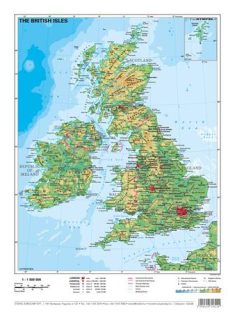   STIEFEL Könyökalátét, kétoldalas, A3, STIEFEL "The English Alphabet/Great-Britain"