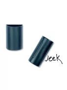 Mágneses tolltartó és táblatörlő, fekete, 12,8x6x3 cm