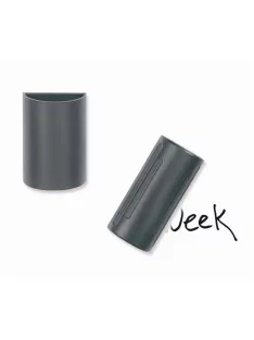 Mágneses tolltartó és táblatörlő, fekete, 12,8x6x3 cm