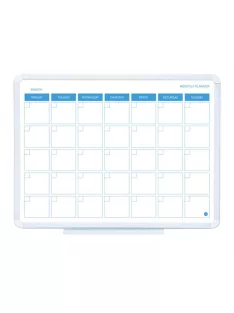 Havi tervezőtábla, mágneses, 45x60 cm