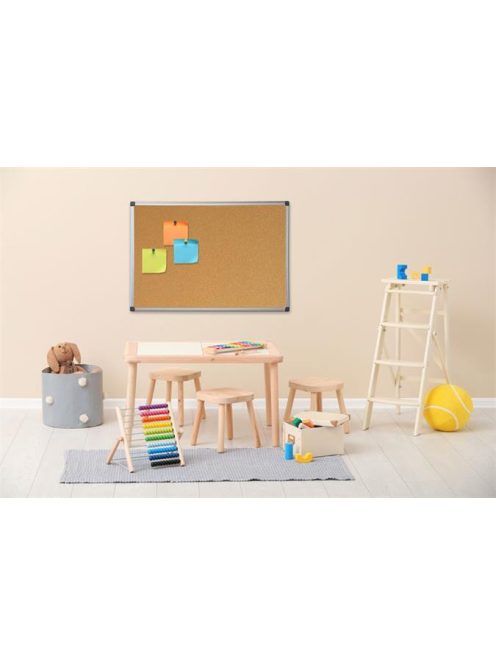 VICTORIA VISUAL Parafatábla, 90x180 cm, alumínium keret, VICTORIA VISUAL