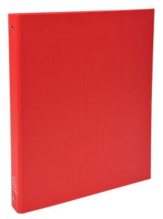   Gyűrűskönyv 4 gyűrűs, A4 maxi, gerinc:  40 mm, szilárd karton, piros