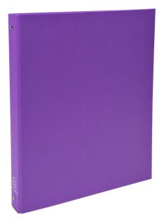   Gyűrűskönyv 4 gyűrűs, A4 maxi, gerinc:  40 mm, szilárd karton, lila