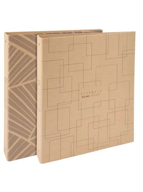 Gyűrűskönyv, 4 gyűrűs Eterneco, A4-s maxi, 40 mm-s gerinc, karton, vegyes 2 minta