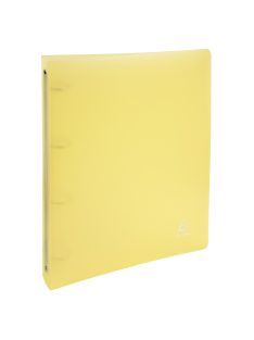   Gyűrűskönyv 4 gyűrűs, PP, Chromaline pasztell, A4 maxi, gerinc:  40 mm, PP, sárga