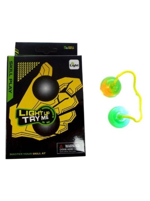 Thumb Chucks zsonglőrjáték, Fidget ball, LED-es