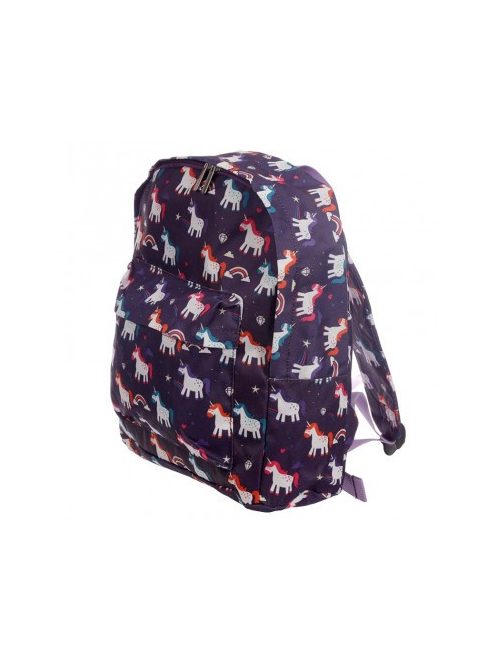Óvodai hátitáska Unikornis hátizsák, 32x26x11cm, szivárványos